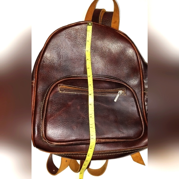 Leather pack sack - Picture 7 of 7